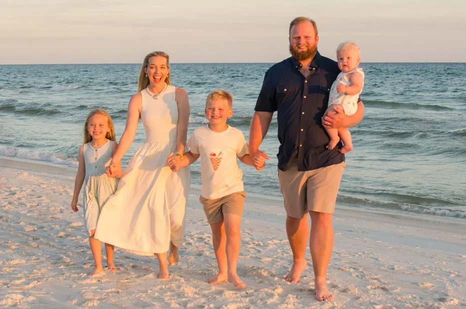 a happy family photograph on PCB