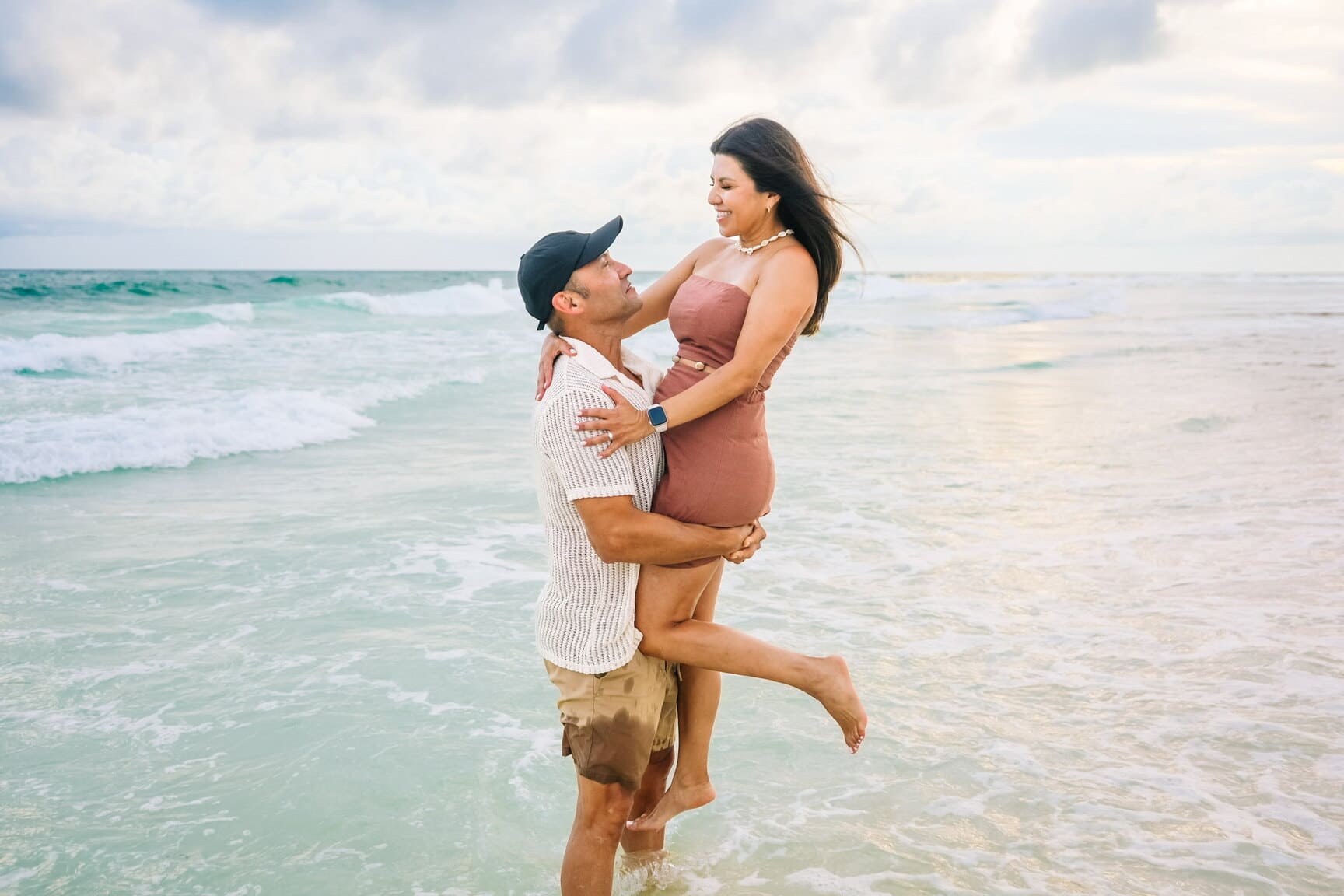 couple by the beach